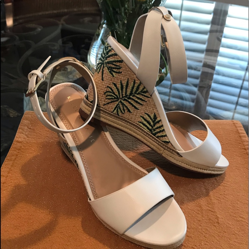 Kelly & katie White wedges